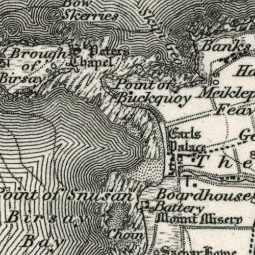 Birsay Heritage Trust, old map.